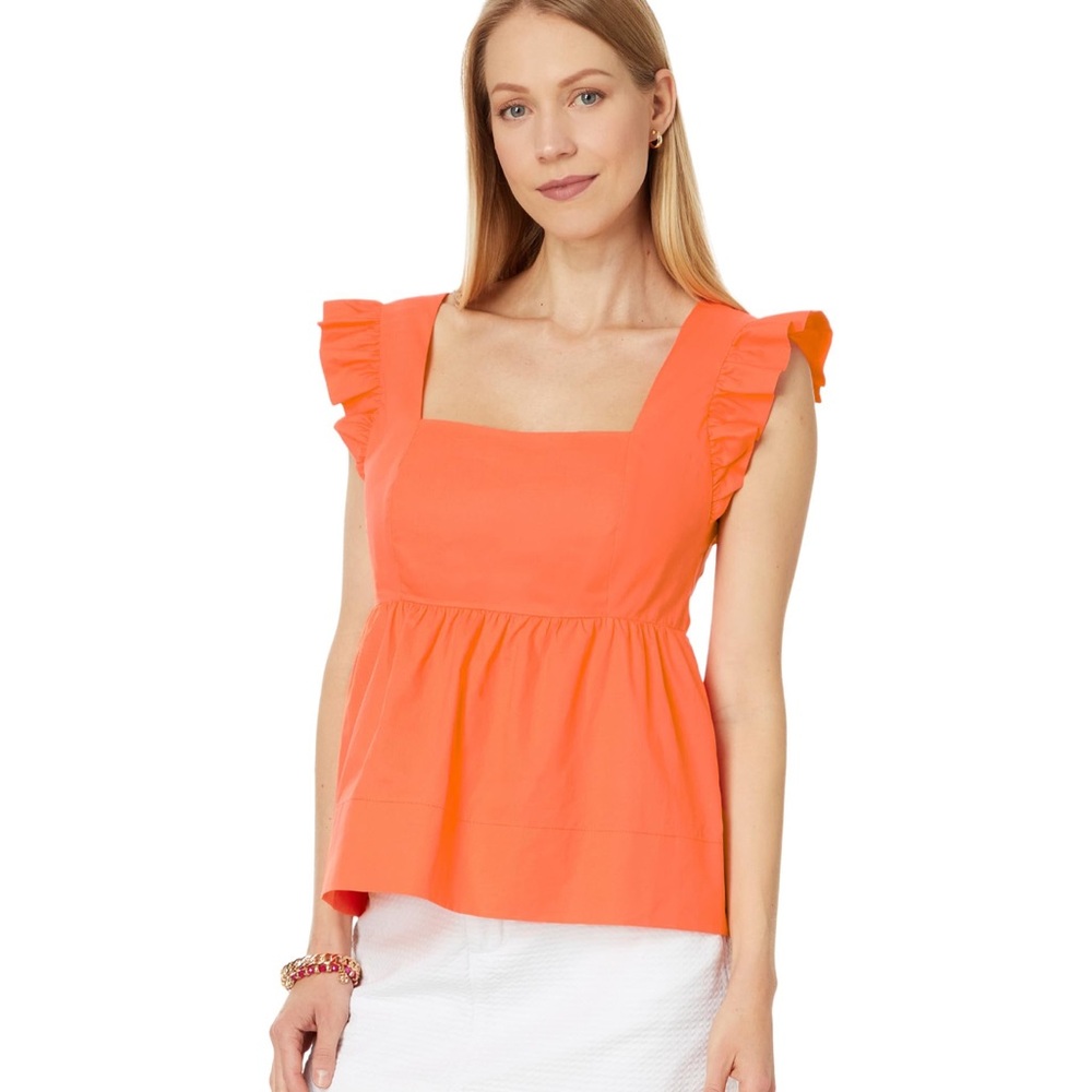 Lilly Pulitzer Tiana Babydoll Cotton Top
